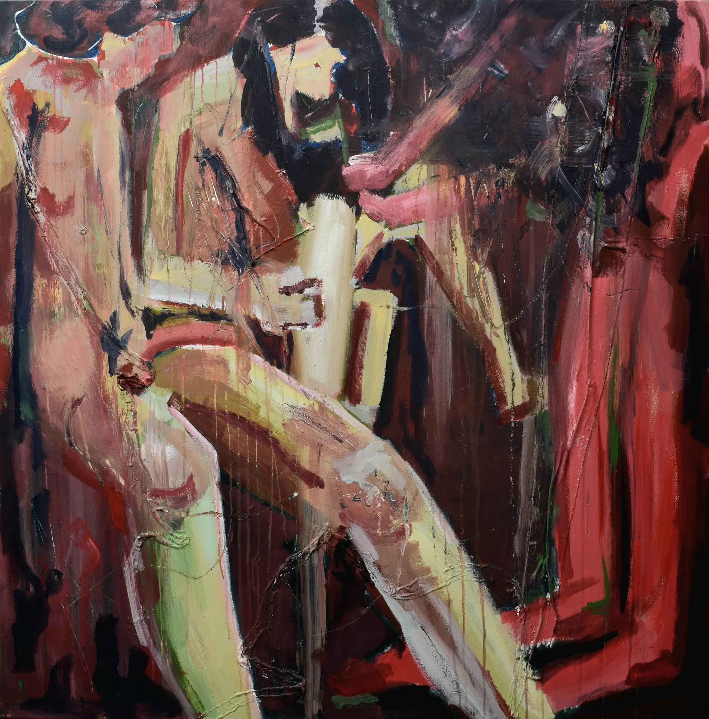 Study for three figures I
